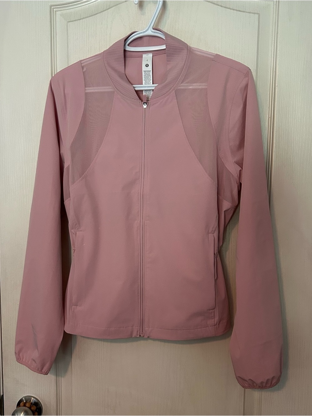 Lululemon Mesh Ventilated Tennis Jacket in Pink Haze